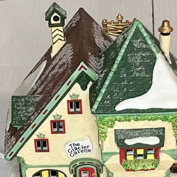 Dept. 56 North Pole Series "Glacier Gazette" Heritage Village - Picture 5 of 11